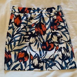 J.Crew Floral Mini Skirt - size 0